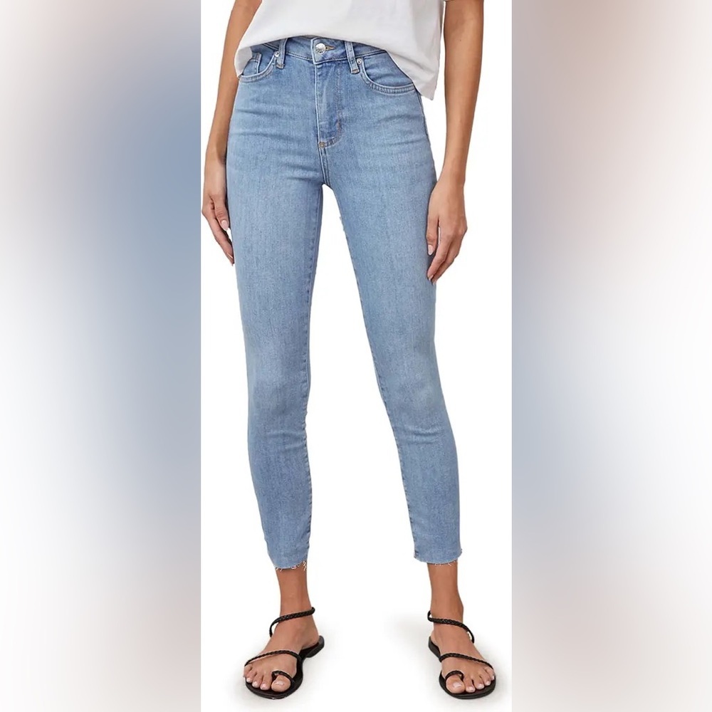 RAILS THE LARCHMONT SOFT HIGH RISE SKINNY JEANS SUSTAINABLE STRETCHY DISTRESSED